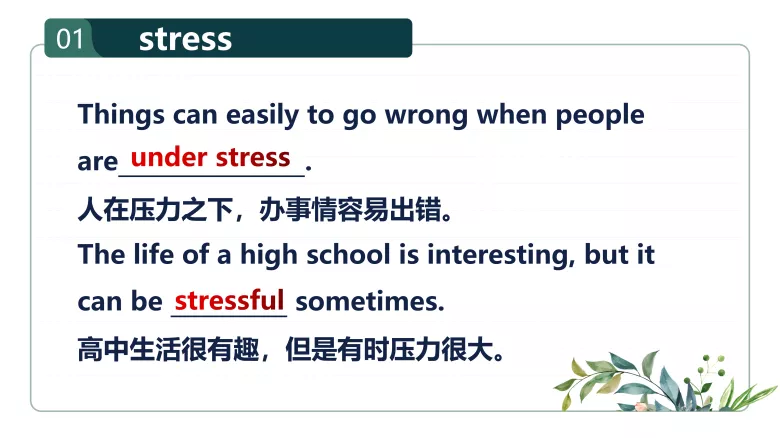 图片[4]-必修一 Unit1 Lesson2 词汇课件-高英中语资源站