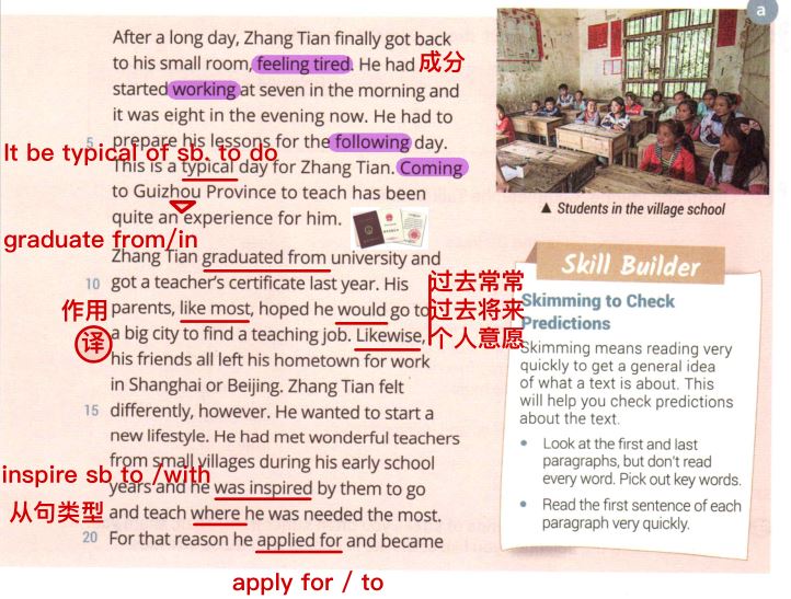 必修一Unit1Lesson3批注-高英中语资源站
