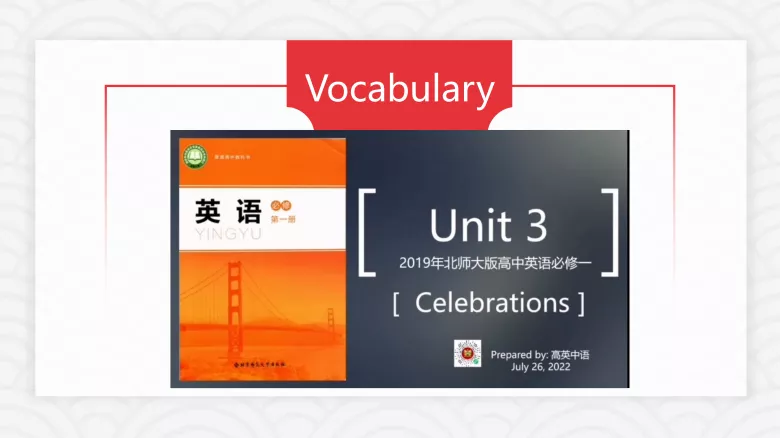 图片[2]-必修一 Unit 3 Lesson 2-3词汇课件-高英中语资源站