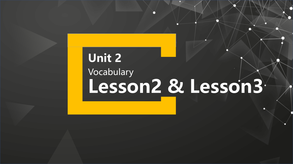 选择性必修一Unit2Lesson2Lesson3词汇课件-高英中语资源站
